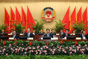 政協(xié)十一屆常委會第十五次會議舉行全體會議 賈慶林出席