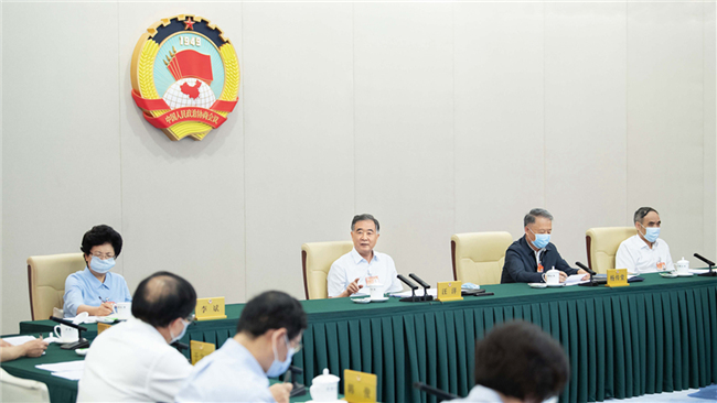 全國(guó)政協(xié)十三屆常委會(huì)第十二次會(huì)議舉行專題分組討論 汪洋參加討論
