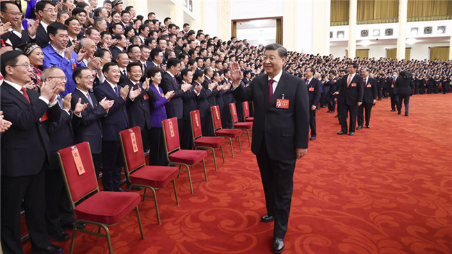 習近平等領導同志親切會見出席黨的二十大代表、特邀代表和列席人員